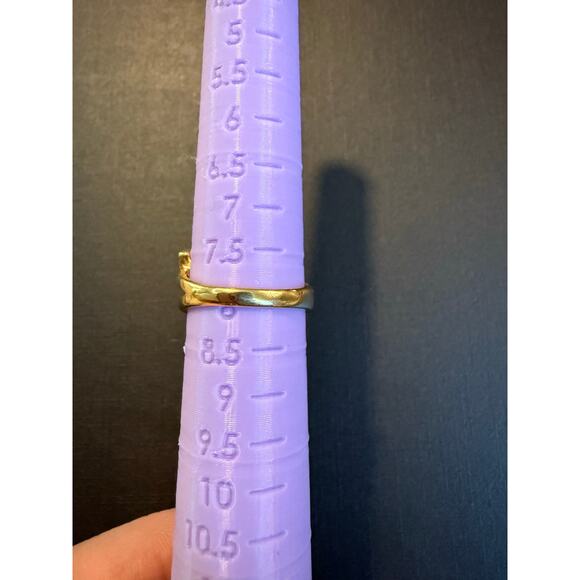 Fallon Jewelry Ring with Pave Crystal Accents Size 8 - Picture 4 of 5